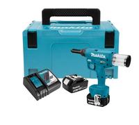 Riveteuse 18 V Li-Ion BL Ø 6,4 mm (2x5.0Ah) - MAKITA DRV250RTJ
