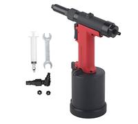 Riveteuse pneumatique SustVita avec une capacité de clous en aluminium et en fer de 4,0 à 6,4 mm, pistolet à rivets pneumatique à force de traction 11800N pour la fabrication de