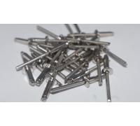 Rivets à déchirer en acier inoxydable A2 4,8 x 16 mm - 25 pièces - Rivets aveugles tête standard en acier inoxydable pour tôle, aluminium, fer, menuiserie et bricolage
