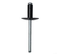 Rivets Aluminium Large pour bride 200pcs Assortiment Rivets Aluminium | Alliage aluminium pour robuste, finition noire, 200 , boîte compartimentée, usage professionnel
