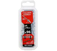 Rivets aveugle FISCHER DAREX - 4 x 10 x 96 pièces tête large plate