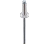 Rivets aveugles en aluminium, 4x12 mm, 500 pièces, modèle standard