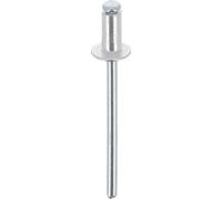 Rivets aveugles en aluminium, 4x8 mm, 500 pièces, modèle standard