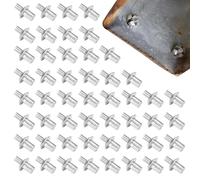 Rivets aveugles en Aluminium, Dôme Big Riveter Bride | Rivet Pop Aveugle | avec Grande Bride, Rivet d'expansion pour la Maison, électronique, précision, Fixation des Composants de Construction