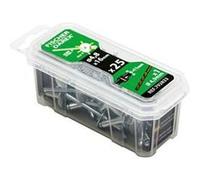 Rivets aveugles FISCHER DAREX Alu/acier 4,8x16 mm tête large 25 pcs Métallique (gris/noir)