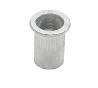 Rivets Fileté 20 pcs/lot Rivets en alliage d'aluminium écrous insérer tête plate écrou fileté sert capuchon for riveteuse outils de rivetage(M6X20)