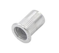Rivets Fileté 50 pcs/lot Rivets en alliage d'aluminium écrous insérer tête plate écrou fileté sert capuchon for riveteuse outils de rivetage(M6X50)