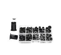 Rivets Fileté Écrou à rivets plat, insert de verrouillage de panneau métallique, écrou à rivets en aluminium carbone/acier inoxydable, écrous à filetage métrique(Stainless Steel Set,M8 (30Pcs))
