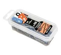 Rivets FISCHER DAREX Alu/acier 4x16 mm pour plaque d’immatriculation 48 pcs Multicolore