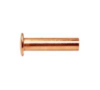 Techman - Rivets Pleins En Cuivre Ø 5X20 - 25 Pièces G