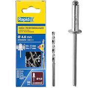 Rapid - Rivets Haute Performance en Alu - Ø3.2 x 10 mm - 25pcs avec Foret