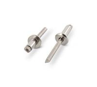 RIVETS POP INOX A4 AISI 316 Ø 3.2-4-4.8-5-6 mm de 4.8 x 14 -500