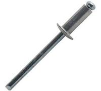 Rivets Scellit standard aluminium acier tête plate ASD Noir G