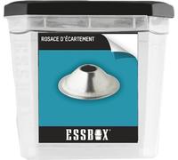 Rivets standards ESSBOX SCELL-IT Alu/Acier - Tête plate - Ø4 mm x 10 mm - Boite de 500 - EX-9445124010