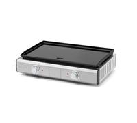 Riviera & Bar QPL1060 plancha éléctrique Pose libre 2500 W Noir et Acier inoxydable