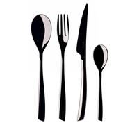 RIVIERA BLACK DIAMOND, Set de couverts 24 pièces, coffret Gallery, Casa Bugatti