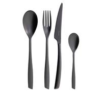 RIVIERA BLACK DIAMOND, Set de couverts 24 pièces, coffret Gallery, Casa Bugatti