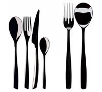 RIVIERA BLACK DIAMOND, Set de couverts 50 pièces, Boîte Gallery, Casa Bugatti