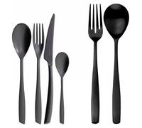 RIVIERA BLACK DIAMOND, Set de couverts 50 pièces, Boîte Gallery, Casa Bugatti