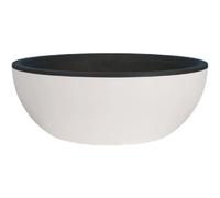 Riviera Bol de fleurs - D40 x H15 cm - Blanc