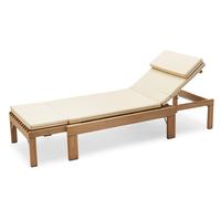 Riviera Cushion Coussin d'assise pour Riviera Sunbed Bain de soleil extérieur Skagerak Golden Yellow Stripe - 5706420102540
