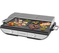 Plancha électrique RIVIERA ET BAR QPL 650 noir gris à poser, 50x30 cm