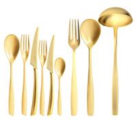RIVIERA GOLD, Set de couverts 75 pièces, coffret Gallery, Casa Bugatti