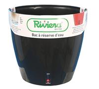 Riviera-Pot DE Fleurs EVA Rond Ø31-NOIR