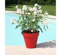 Riviera Pot de fleurs rond - Rouge
