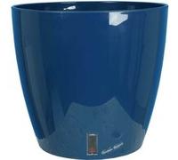 Pot de fleurs rond - RIVIERA - EVA NEW - Plastique - D35 x H33 cm - Bleu