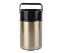 RIZGHWOY 1000 Ml Boîte à Lunch Sous Vide en Acier Inoxydable VISIRE ISOLUBLE CONTENEUR CONTAGUDE VISE TUP SOMMERDING AVEC DOUBLE MUR ET SILICONE SEAU POUR LE BUREAU ÉCOLLE PIOCNIQUE DE