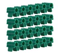 RIZGHWOY 24PCS Clips de Serre Pinces à Film Plastique Clip de Tige de Filet D'Ombrage pour Serres avec Conception Antidérapante Pince Ajustable pour Cerceau de Tunnel de Filet de (Épaissi 14mm)