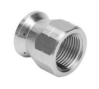 RIZGHWOY Buse de Nettoyage de Tuyaux de Laveuse à Haute Pression G3/8 Pouces en Acier Inoxydable pour des Applications Efficaces de Nettoyage des Canalisations