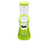 RIZGHWOY Distributeur de Céréales de 1,8 L, Distributeur D'aliments Secs Transparent avec Couvercle scellé pour Contrôle des Portions par Torsion pour le Stockage sur le Comptoir de la