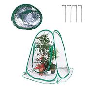 RIZGHWOY Housse de Serre Pop-up sans Montage Requis, avec Fenêtre Transparente Zippée - Protection Contre Le Gel pour Plantes, Semis et Succulentes - Cloche de Jardin pour Carrés