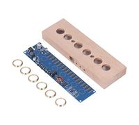 RIZGHWOY Kit de Bricolage D'Horloge à Tube Nixie Multicolore pour Une Décoration Intérieure Unique, Horloge à Tube Lumineux IN14 à Assemblage Facile, Fabriquée à Partir de Hêtre et de PCB