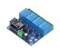RIZGHWOY Module de Relais WiFi à 4 Canaux pour Maison Intelligente, Commutateur à Distance pour Contrôle Téléphonique, Accès à Portée de 100 M (12V)
