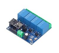 RIZGHWOY Module de Relais WiFi à 4 Canaux pour Maison Intelligente, Commutateur à Distance pour Contrôle Téléphonique, Accès à Portée de 100 M (5V)