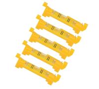 RIZGHWOY Niveleur à Bulle Suspendu de Niveau de Ligne de Corde de Poche pour la Maçonnerie et le Carrelage, Mini Niveau à Bulle de Corde de Haute Précision 5 Pièces pour les Travailleurs de la