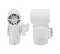 RIZGHWOY Ventilateur à Clipser, Mini Ventilateur Portatif à 6 Vitesses, Rechargeable par Refroidissement Turbo, avec Charge Rapide de Type C, pour la Maison, le Bureau et le Bureau (WHITE)