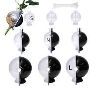 RIZTGAE 9 Pièces Germoir Boule de Marcottage Aerien, Godets de Repiquage Germer pour Plante Germer Intérieur Extérieur Matériel pour Serre et Semis Bouturage Bac Semis Boule Marcottage Plaque Semis
