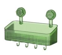 RKJRTK Étagère en Plastique Robuste, Rangement fiable à, Green Large | Étagère de salle de bain, de rangement en plastique, pour outils de maquillage,