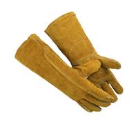 RKJRTK Gants de soudage en cuir résistant à la | Gants de soudage en cuir isolé résistant coupures de, travail de sécurité, main de protection du