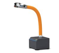 RKXKJ Souffleur Dair Ionisant, Pistolet À Air Antistatique, Éliminateur Délectricité Statique À Détection Automatique, Débit Dair Réglable, Tube Flexible De 350 Mm De Long