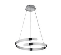 RL LIVE YOUR LIGHT Reality, Suspension, Parma incl. 1 x LED,SMD,37,0 Watt,4000K,4500 Lm. Corps: Métal, Chrome Ø:50,0cm, H:150,0cm Réglable avec interrupteur,IP20,4000K,Réglable en hauteur