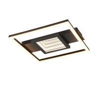 Rl plafonnier LED carré - Noir