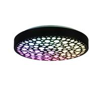 Reality, Plafonnier, Chizu incl. 1 x LED,SMD,22,0 Watt,2700-6000K,2500 Lm. Plastique, Blanc, Corps: Plastique, noir mat Ø:40,5cm, H:9,0cm