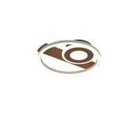 Rl Plafonnier LED rond métal - Marron