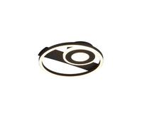 Rl plafonnier LED rond métal - Noir