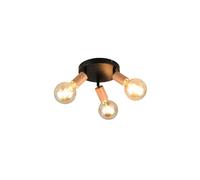 Rl spot plafond 3 lampes - Bois clair